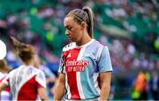 24 May 2025; Katie McCabe of Arsenal before the UEFA Women's Champions League final match between Arsenal and Barcelona at Estádio José Alvalade in Lisbon, Portugal. Photo by Daniela Porcelli /Sportsfile