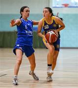 24 May 2025; Action during the Basketball U16 Girls match between Malahide, Dublin and Donaghmoyne, Monaghan, on day one of the Cairn Community Games Multi-Sports Finals 2025 at Gormanston Park in Meath. Photo by Shauna Clinton/Sportsfile
