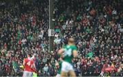 24 May 2025; Spectators during the GAA Football All-Ireland Senior Championship Round 1 match between Meath and Cork at Páirc Tailteann in Navan, Meath. Photo by Thomas Flinkow/Sportsfile