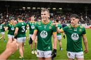 24 May 2025; Ruairí Kinsella of Meath after his side's victory in the GAA Football All-Ireland Senior Championship Round 1 match between Meath and Cork at Páirc Tailteann in Navan, Meath. Photo by Thomas Flinkow/Sportsfile