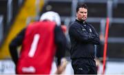 24 May 2025; Kilkenny manager Niall Bergin before the Electric Ireland Leinster GAA Hurling Minor Championship final match between Kilkenny and Galway at Laois Hire O'Moore Park in Portlaoise, Laois. Photo by Tyler Miller/Sportsfile