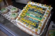 24 May 2025; A general view of a cake in O'Hehirs Bakery in Ballybofey before the GAA Football All-Ireland Senior Championship Round 1 match between Donegal and Tyrone at MacCumhaill Park in Ballybofey, Donegal. Photo by Ramsey Cardy/Sportsfile