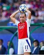 24 May 2025; Katie McCabe of Arsenal during the UEFA Women's Champions League final match between Arsenal and Barcelona at Estádio José Alvalade in Lisbon, Portugal. Photo by Daniela Porcelli /Sportsfile