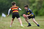 24 May 2025; Action during the X Rugby 7s Boys match between Clara, Offaly, and Coolera, Sligo during day one of the Cairn Community Games Multi-Sports Finals 2025 at Gormanston Park in Meath. Photo by Shauna Clinton/Sportsfile