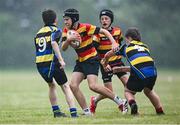 24 May 2025; Action during the X Rugby 7s Boys match between Clara, Offaly, and Coolera, Sligo during day one of the Cairn Community Games Multi-Sports Finals 2025 at Gormanston Park in Meath. Photo by Shauna Clinton/Sportsfile