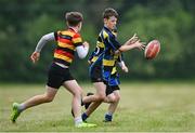 24 May 2025; Action during the X Rugby 7s Boys match between Clara, Offaly, and Coolera, Sligo during day one of the Cairn Community Games Multi-Sports Finals 2025 at Gormanston Park in Meath. Photo by Shauna Clinton/Sportsfile