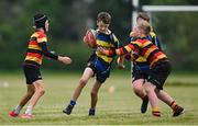 24 May 2025; Action during the X Rugby 7s Boys match between Clara, Offaly, and Coolera, Sligo during day one of the Cairn Community Games Multi-Sports Finals 2025 at Gormanston Park in Meath. Photo by Shauna Clinton/Sportsfile