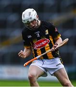 24 May 2025; Ollie O'Donovan of Kilkenny celebrates scoring a point during the Electric Ireland Leinster GAA Hurling Minor Championship final match between Kilkenny and Galway at Laois Hire O'Moore Park in Portlaoise, Laois. Photo by Tyler Miller/Sportsfile