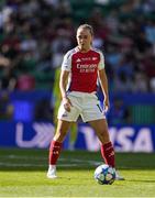 24 May 2025; Katie McCabe of Arsenal during the UEFA Women's Champions League final match between Arsenal and Barcelona at Estádio José Alvalade in Lisbon, Portugal. Photo by Pedro Loureiro/Sportsfile