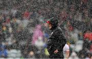 24 May 2025; Tyrone manager Malachy O'Rourke during the GAA Football All-Ireland Senior Championship Round 1 match between Donegal and Tyrone at MacCumhaill Park in Ballybofey, Donegal. Photo by Ramsey Cardy/Sportsfile