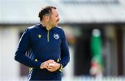 25 May 2025; Liam McCarthy of Ireland before match three of the One Day International Series between Ireland and the West Indies at Castle Avenue Cricket Ground in Dublin. Photo by Seb Daly/Sportsfile