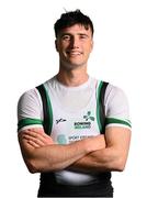 24 May 2025; Rowing Ireland High Performance Athletes 2025 during a portrait session at the National Rowing Centre in Farran Woods, Cork. Pictured is Andrew Sheehan of UCC Rowing Club/Lee Rowing Club. Photo by Tom Beary/Sportsfile
