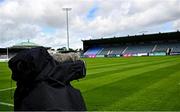 25 May 2025; A general view of a broadcast camera before the Leinster GAA Hurling Senior Championship Round 5 match between Dublin and Galway at Parnell Park in Dublin. Photo by Tyler Miller/Sportsfile