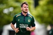25 May 2025; Josh Little of Ireland during match three of the One Day International Series between Ireland and the West Indies at Castle Avenue Cricket Ground in Dublin. Photo by Seb Daly/Sportsfile