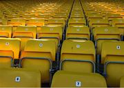 25 May 2025; A general view of seating before the Leinster GAA Hurling Senior Championship Round 5 match between Wexford and Kilkenny at Chadwicks Wexford Park in Wexford. Photo by Thomas Flinkow/Sportsfile