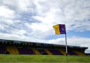 25 May 2025; A general view of a sideline flag before the Leinster GAA Hurling Senior Championship Round 5 match between Wexford and Kilkenny at Chadwicks Wexford Park in Wexford. Photo by Thomas Flinkow/Sportsfile