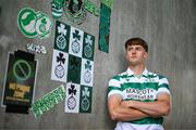 27 May 2025; Shamrock Rovers new signing John McGovern poses for a portrait during his unveiling at Tallaght Stadium in Dublin. Photo by Stephen McCarthy/Sportsfile