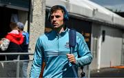 25 May 2025; Sean Currie of Dublin arrives for the Leinster GAA Hurling Senior Championship Round 5 match between Dublin and Galway at Parnell Park in Dublin. Photo by Ray McManus/Sportsfile