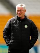 25 May 2025; Offaly manager Johnny Kelly before the Leinster GAA Hurling Senior Championship Round 5 match between Offaly and Antrim at Glenisk O’Connor Park in Tullamore, Offaly. Photo by Michael P Ryan/Sportsfile