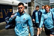 25 May 2025; Riain McBride of Dublin arrives before the Leinster GAA Hurling Senior Championship Round 5 match between Dublin and Galway at Parnell Park in Dublin. Photo by Tyler Miller/Sportsfile