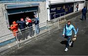 25 May 2025; Conor Donohue of Dublin arrives before the Leinster GAA Hurling Senior Championship Round 5 match between Dublin and Galway at Parnell Park in Dublin. Photo by Tyler Miller/Sportsfile