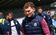 25 May 2025; Tom Monaghan of Galway before the Leinster GAA Hurling Senior Championship Round 5 match between Dublin and Galway at Parnell Park in Dublin. Photo by Tyler Miller/Sportsfile