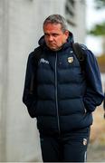 25 May 2025; Antrim manager Davy Fitzgerald before the Leinster GAA Hurling Senior Championship Round 5 match between Offaly and Antrim at Glenisk O’Connor Park in Tullamore, Offaly. Photo by Michael P Ryan/Sportsfile