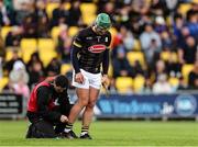25 May 2025; Kilkenny goalkeeper Eoin Murphy receives medical attention during the Leinster GAA Hurling Senior Championship Round 5 match between Wexford and Kilkenny at Chadwicks Wexford Park in Wexford. Photo by Thomas Flinkow/Sportsfile