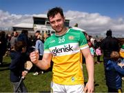 25 May 2025; Jack Clancy of Offaly after the Leinster GAA Hurling Senior Championship Round 5 match between Offaly and Antrim at Glenisk O’Connor Park in Tullamore, Offaly. Photo by Michael P Ryan/Sportsfile