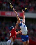 25 May 2025; Stephen Bennett of Waterford in action against Seán O’Donoghue of Cork during the Munster GAA Hurling Senior Championship Round 5 match between Cork and Waterford at SuperValu Páirc Ui Chaoimh in Cork. Photo by Brendan Moran/Sportsfile