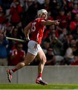 25 May 2025; Patrick Horgan of Cork celebrates after scoring his side's second goal during the Munster GAA Hurling Senior Championship Round 5 match between Cork and Waterford at SuperValu Páirc Ui Chaoimh in Cork. Photo by Brendan Moran/Sportsfile