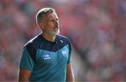 25 May 2025; Waterford manager Peter Queally during the Munster GAA Hurling Senior Championship Round 5 match between Cork and Waterford at SuperValu Páirc Ui Chaoimh in Cork. Photo by Brendan Moran/Sportsfile