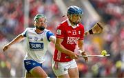 25 May 2025; Diarmuid Healy of Cork in action against Jack Prendergast of Waterford during the Munster GAA Hurling Senior Championship Round 5 match between Cork and Waterford at SuperValu Páirc Ui Chaoimh in Cork. Photo by Brendan Moran/Sportsfile