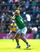 25 May 2025; Tom Morrissey of Limerick during the Munster GAA Hurling Senior Championship Round 5 match between Limerick and Clare at TUS Gaelic Grounds in Limerick. Photo by John Sheridan/Sportsfile