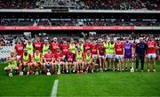 25 May 2025; The Cork team before the Munster GAA Hurling Senior Championship Round 5 match between Cork and Waterford at SuperValu Páirc Ui Chaoimh in Cork. Photo by Brendan Moran/Sportsfile