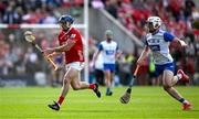 25 May 2025; Seán O’Donoghue of Cork in action against Shane Bennett of Waterford during the Munster GAA Hurling Senior Championship Round 5 match between Cork and Waterford at SuperValu Páirc Ui Chaoimh in Cork. Photo by Brendan Moran/Sportsfile