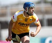 25 May 2025; Scott Walsh of Antrim during the Leinster GAA Hurling Senior Championship Round 5 match between Offaly and Antrim at Glenisk O’Connor Park in Tullamore, Offaly. Photo by Michael P Ryan/Sportsfile