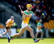 25 May 2025; Donal Shirley of Offaly during the Leinster GAA Hurling Senior Championship Round 5 match between Offaly and Antrim at Glenisk O’Connor Park in Tullamore, Offaly. Photo by Michael P Ryan/Sportsfile