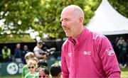 25 May 2025; Umpire Jonathan Kennedy before match three of the One Day International Series between Ireland and the West Indies at Castle Avenue Cricket Ground in Dublin. Photo by Seb Daly/Sportsfile