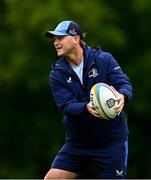 26 May 2025; Leinster assistant coach Tyler Bleyendaal during the Leinster Rugby Squad Training at UCD in Dublin. Photo by Tyler Miller/Sportsfile