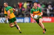 24 May 2025; Oisin Gallen, right, and Michael Murphy of Donegal during the GAA Football All-Ireland Senior Championship Round 1 match between Donegal and Tyrone at MacCumhaill Park in Ballybofey, Donegal. Photo by Ramsey Cardy/Sportsfile