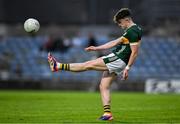 23 May 2025; Gearóid White of Kerry during the Electric Ireland Munster GAA Football Minor Championship final match between Kerry and Cork at Austin Stack Park in Tralee, Kerry. Photo by Brendan Moran/Sportsfile