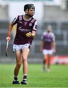 24 May 2025; Dara Zimmerer of Galway during the Electric Ireland Leinster GAA Hurling Minor Championship final match between Kilkenny and Galway at Laois Hire O'Moore Park in Portlaoise, Laois. Photo by Tyler Miller/Sportsfile