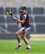 24 May 2025; Jack Shaughnessy of Galway during the Electric Ireland Leinster GAA Hurling Minor Championship final match between Kilkenny and Galway at Laois Hire O'Moore Park in Portlaoise, Laois. Photo by Tyler Miller/Sportsfile