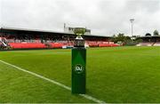 24 May 2025; A view of the FAI Junior Cup before the FAI Junior Cup final match between Fairview Rangers and North End United at Turner's Cross in Cork. Photo by Tom Beary/Sportsfile