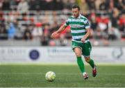 23 May 2025; Adam Matthews of Shamrock Rovers during the SSE Airtricity Men's Premier Division match between Derry City and Shamrock Rovers at The Ryan McBride Brandywell Stadium in Derry. Photo by Stephen McCarthy/Sportsfile