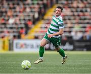 23 May 2025; Josh Honohan of Shamrock Rovers during the SSE Airtricity Men's Premier Division match between Derry City and Shamrock Rovers at The Ryan McBride Brandywell Stadium in Derry. Photo by Stephen McCarthy/Sportsfile