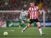 23 May 2025; Shane Ferguson of Derry City during the SSE Airtricity Men's Premier Division match between Derry City and Shamrock Rovers at The Ryan McBride Brandywell Stadium in Derry. Photo by Stephen McCarthy/Sportsfile