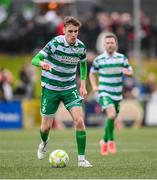 23 May 2025; Matt Healy of Shamrock Rovers during the SSE Airtricity Men's Premier Division match between Derry City and Shamrock Rovers at The Ryan McBride Brandywell Stadium in Derry. Photo by Stephen McCarthy/Sportsfile