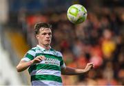 23 May 2025; Daniel Cleary of Shamrock Rovers during the SSE Airtricity Men's Premier Division match between Derry City and Shamrock Rovers at The Ryan McBride Brandywell Stadium in Derry. Photo by Stephen McCarthy/Sportsfile